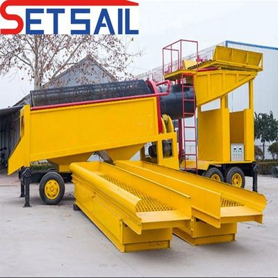 Séparateur à tambour polyvalent 50m3-500m3 Capacité pour le traitement de l'or alluvial