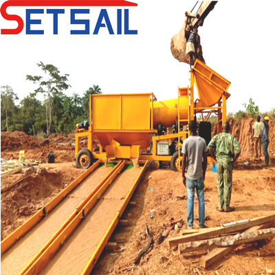 200m3/H Flux d'eau Alluvial Diamant Usine d'acier au carbone