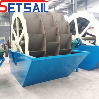 Vitesse de rotation 0,8-1,2 tours/min QHSM-6 Machine à laver à sable à roues pour le projet de lavage