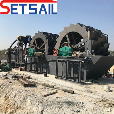 QHSM-15 Machine à laver le sable à l'eau avec écran à tambour Capacité 200-300 t/h et efficacité
