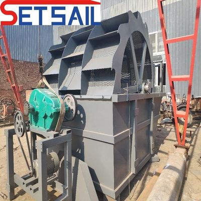 Consommation maximale d'eau 200 m3 Machine à laver le sable à roue d'eau avec puissance du moteur de concasseur 18,5 kW