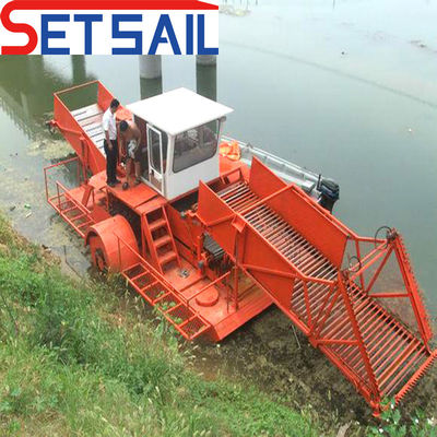 Largeur de coupe de 3m-6m Machine de nettoyage des mauvaises herbes à haute capacité pour la laitue d'eau personnalisée