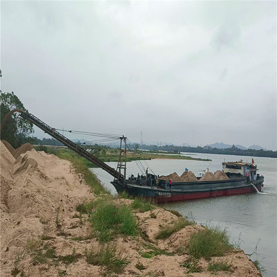 Générateur de puissance de 33 kW à 100 kW Barge de transport de sable fluvial à propulsion autonome pour une charge de 500 t