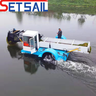 Machine de collecte des plantes aquatiques pour le nettoyage des rivières/lacs/mer/ports/canaux Convient