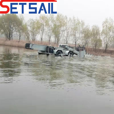 7.2m-25m Longueur totale Récupérateur pour la collecte d'algues Navette de collecte de plantes aquatiques