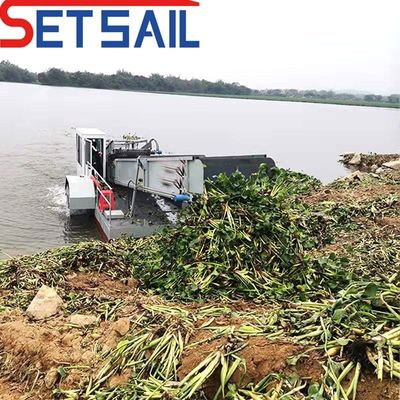 États-Unis Récolteuse de plantes aquatiques multifonctionnelle / Élimineuse de déchets aquatiques Largeur de coupe 3m-6m