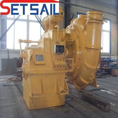 Pompes de drague de sable sur roues QHSP-11 personnalisées pour la construction portuaire en couleur