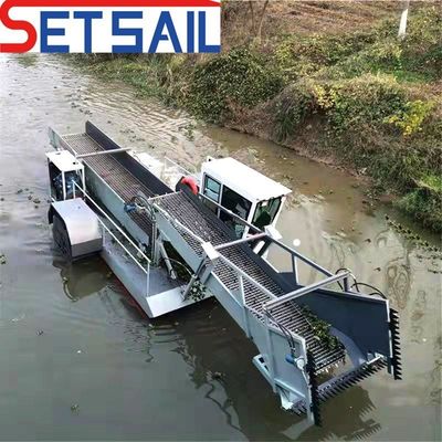 Résineuse d'herbes aquatiques de rivière Longueur totale 7,2m-25m Max. Capacité de chargement 50m3 par les ingénieurs