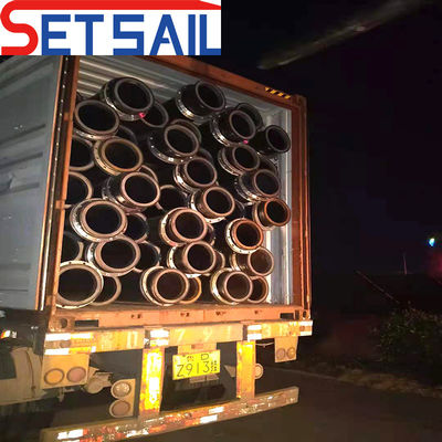 Facteur de sécurité élevé Pipe ronde en HDPE pour dragueuse à aspiration à traîneau dans le sable de rivière