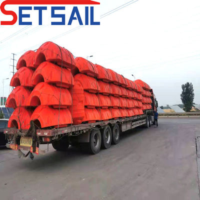 Matériau en HDPE rond durable de dragage de tuyaux de sable d'aspiration Paiement initial Paiement intégral